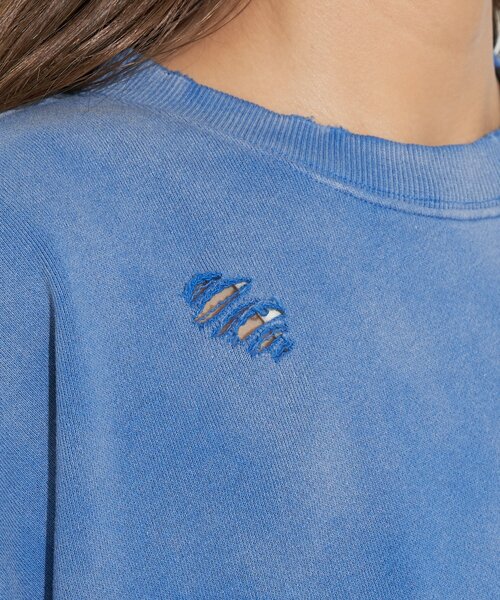 RePRODUCTION LABEL(リプロダクションレーベル)の「【RePRODUCTION LABEL / リプロダクションレーベル】ベーシックフェードスウェット(Tシャツ/カットソー・レディース・ブラック/バーガンディー/ブルー・FREE)」の6枚目の写真
