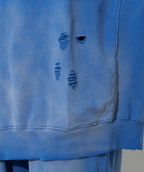 RePRODUCTION LABEL(リプロダクションレーベル)の「【RePRODUCTION LABEL / リプロダクションレーベル】ベーシックフェードスウェット(Tシャツ/カットソー・レディース・ブラック/バーガンディー/ブルー・FREE)」の9枚目の写真