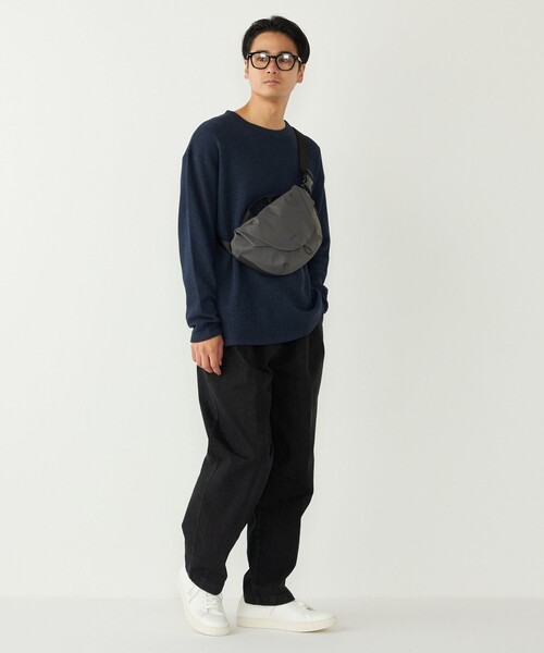 SHIPS Colors（シップス カラーズ）の「【一部WEB限定】SHIPS Colors:HYDROS ラウンド ショルダー バッグ◇（ショルダーバッグ・メンズ・ブラック/グレー/ネイビー・ONE SIZE）」の16枚目の写真