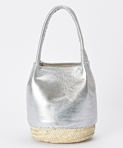 ワランワヤン レザーかごバッグ ノスノス オフ白 HOUSE OF LOTUS warangwayan Morocco/ワランワヤンモロッコ】ノスノスバッグS