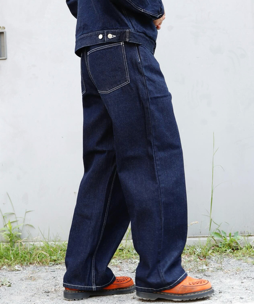 BAL(バル)の「BAL / バル 12OZ STRAIGHT LEG 5P JEAN(デニムパンツ・メンズ・ネイビー・2/3)」の2枚目の写真