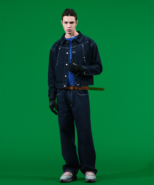 BAL(バル)の「BAL / バル 12OZ STRAIGHT LEG 5P JEAN(デニムパンツ・メンズ・ネイビー・2/3)」の6枚目の写真