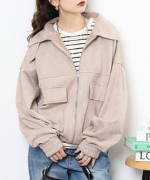 mitis | mitis スエードポンチフライトジャケット(ブルゾン)