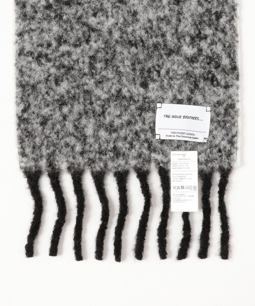 THE INOUE BROTHERS / アルパカミックス 2カラー ウーリー マフラー 25