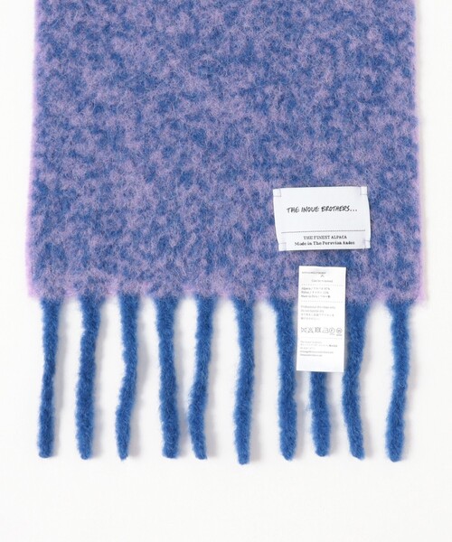 THE INOUE BROTHERS / アルパカミックス 2カラー ウーリー マフラー 25