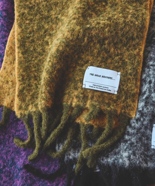 ⭐こばん様　THE INOUE BROTHERS ベビーアルパカ 2色 THE INOUE BROTHERS / アルパカミックス 2カラー ウーリー マフラー 25