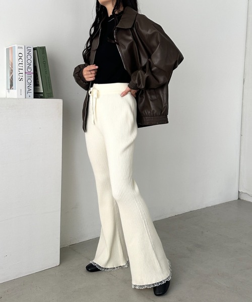 【OUR】きれいめブルゾン セール】オーバーサイズPUブルゾン（ブルゾン）｜CLEA（クレア）の