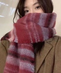 フラットヘッド ボーダーマフラー 赤 オレンジ 新品タグ付き 期間限定生産 フラットヘッド ボーダーマフラー 赤 オレンジ 新品タグ付き