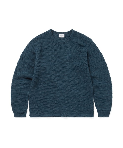 thisisneverthat(ディスイズネバーザット)の「Wool Crochet Knit L/S Crew(スウェット・メンズ・ブルー/ベージュ/レッド・L/M/S/XL)」の2枚目の写真