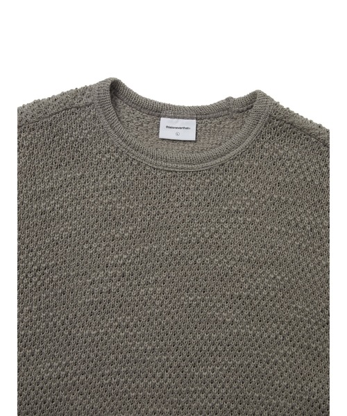 thisisneverthat(ディスイズネバーザット)の「Wool Crochet Knit L/S Crew(スウェット・メンズ・ブルー/ベージュ/レッド・L/M/S/XL)」の4枚目の写真