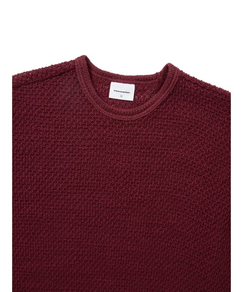 thisisneverthat(ディスイズネバーザット)の「Wool Crochet Knit L/S Crew(スウェット・メンズ・ブルー/ベージュ/レッド・L/M/S/XL)」の9枚目の写真