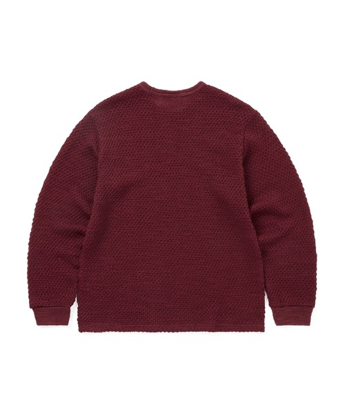 thisisneverthat(ディスイズネバーザット)の「Wool Crochet Knit L/S Crew(スウェット・メンズ・ブルー/ベージュ/レッド・L/M/S/XL)」の10枚目の写真