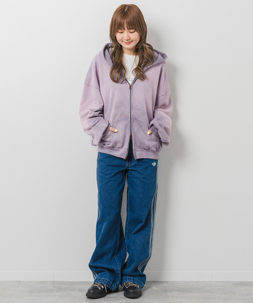 adidas(アディダス)の「adidas / アディダス DENIM 3S PANT(デニムパンツ・レディース・サックスブルー・25/24)」の22枚目の写真