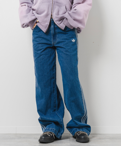 新品　adidas デニムパンツ　 DENIM ZIP PANTS org.jpg