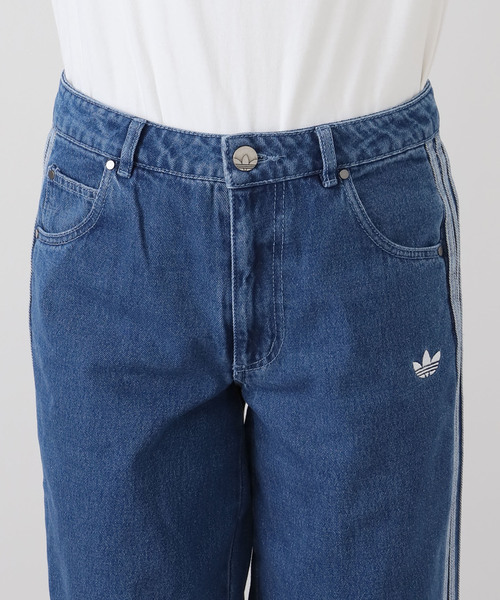 adidas(アディダス)の「adidas / アディダス DENIM 3S PANT(デニムパンツ・レディース・サックスブルー・25/24)」の13枚目の写真
