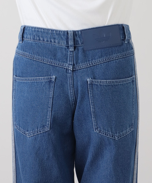 adidas(アディダス)の「adidas / アディダス DENIM 3S PANT(デニムパンツ・レディース・サックスブルー・25/24)」の14枚目の写真