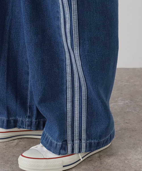 adidas(アディダス)の「adidas / アディダス DENIM 3S PANT(デニムパンツ・レディース・サックスブルー・25/24)」の16枚目の写真