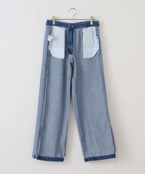 adidas(アディダス)の「adidas / アディダス DENIM 3S PANT(デニムパンツ・レディース・サックスブルー・25/24)」の18枚目の写真