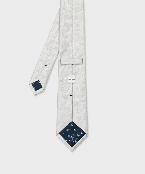 ジャカードシルバーパターン タイ【250087 552MJ】（ネクタイ）｜Paul