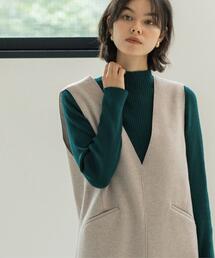 OPAQUE.CLIP | ハイネックリブニット【洗濯機OK】(ニット/セーター)