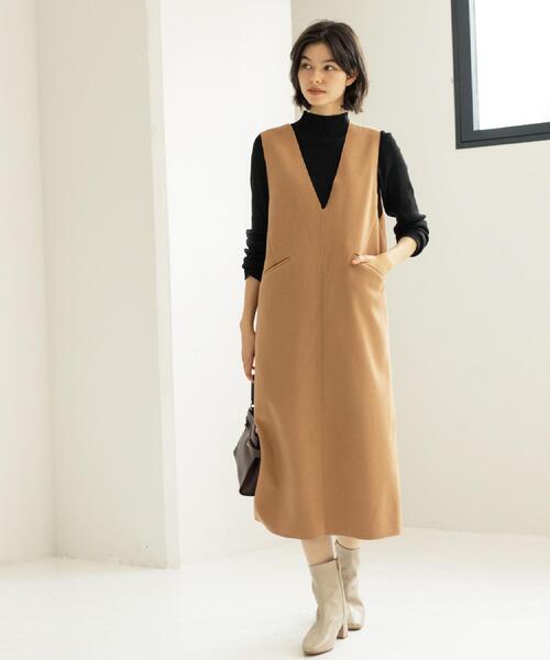 ハイネックリブニット【洗濯機OK】《6col》（ニット/セーター