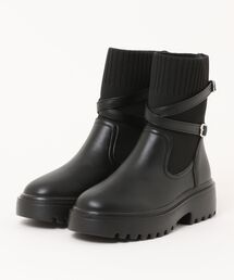 MUUM | 【MUUM】ラップベルトニットブーツ(ブーツ)