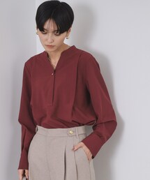 OPAQUE.CLIP | タックスキッパーブラウス【洗濯機OK】(シャツ/ブラウス)