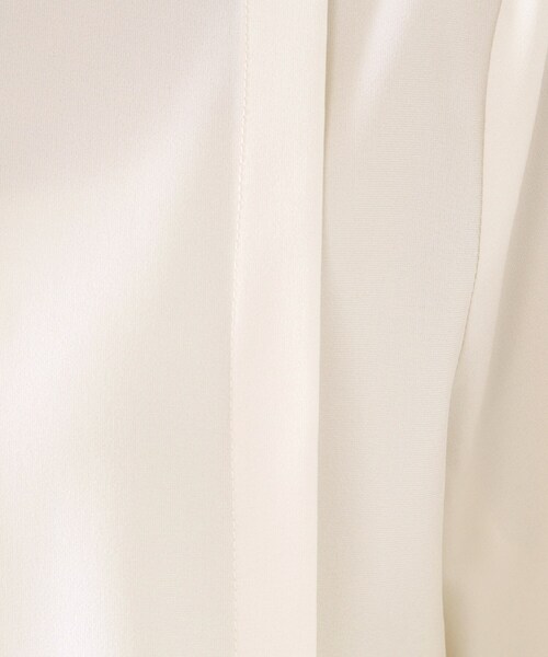 OPAQUE.CLIP（オペークドットクリップ）の「タックスキッパーブラウス【洗濯機OK】（シャツ/ブラウス・レディース・ブラック/ホワイト/キャメル/ボルドー・38/40/42）」の8枚目の写真