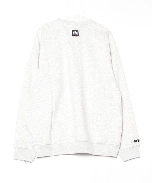 AAPE BY A BATHING APE（エーエイプバイアベイシングエイプ）の「AAPE NOW HEART CREW NECK SWEAT（スウェット・メンズ・オフホワイト・SMALL/MEDIUM/LARGE/X-SMALL/X-LARGE）」の5枚目の写真