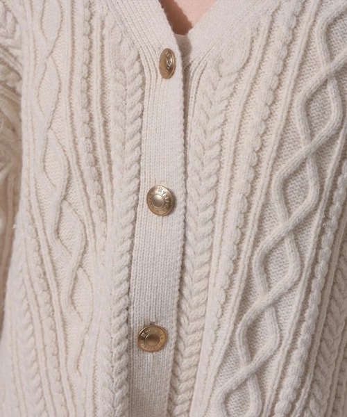 ケーブル編みカーデ（ニット/セーター）｜Mystrada（マイストラーダ