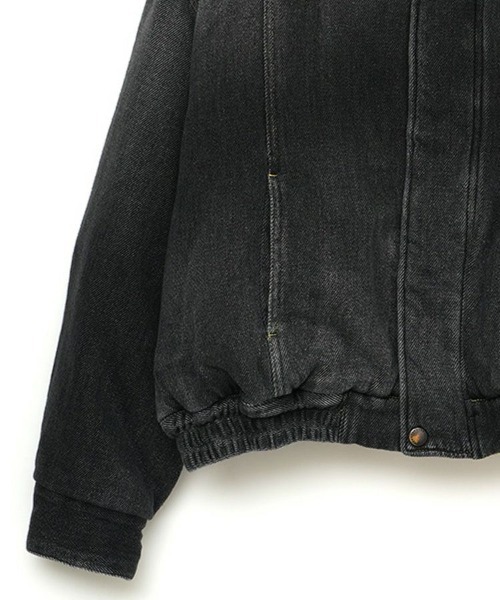 セール】【FACETASM】DOUBLE LAYERED DENIM JACKET / ブラック [JOO-JK