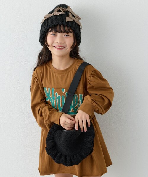 CIAOPANIC TYPY(チャオパニックティピー)の「【KIDS】ボアフリルショルダーバッグ(ショルダーバッグ・キッズ・ブラック/ブルー/グレー・ONE SIZE)」の17枚目の写真