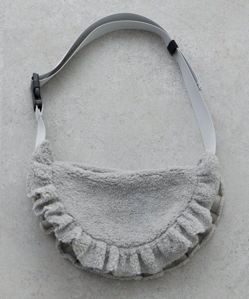 CIAOPANIC TYPY(チャオパニックティピー)の「【KIDS】ボアフリルショルダーバッグ(ショルダーバッグ・キッズ・ブラック/ブルー/グレー・ONE SIZE)」の21枚目の写真