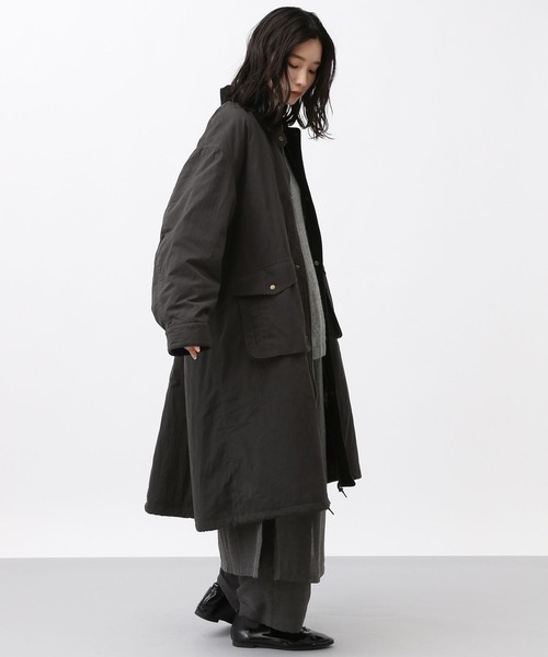 studio CLIP（スタディオクリップ）の「《natural by clip》ツイードラップスカート付きパンツ[プチサイズあり]（その他パンツ・レディース・チャコール/ブラック・PF/FREE）」の18枚目の写真