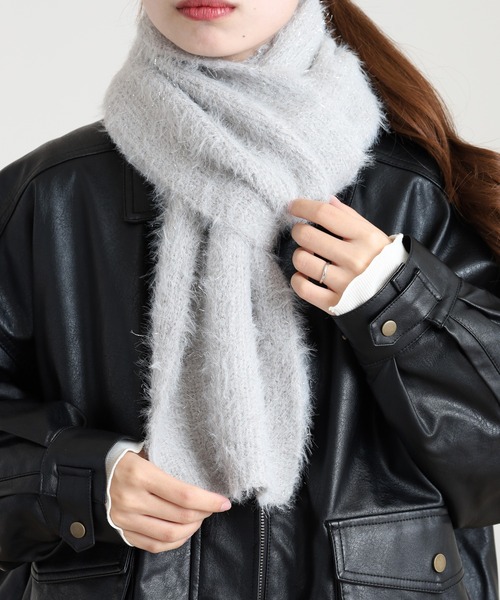 セール】ラメシャギーマフラー（マフラー）｜FUNALIVE（ファンアライブ