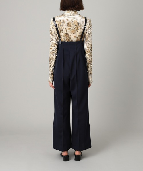 TOGA PULLA(トーガ プルラ)の「TOGA PULLA Mirano rib pants Forget me nots SP fmn TP252-JF541(その他パンツ・レディース・ネイビー・36/38)」の2枚目の写真