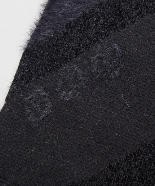 TOGA TOO/トーガトゥ】Regimental knit stole/レジメンタルニット