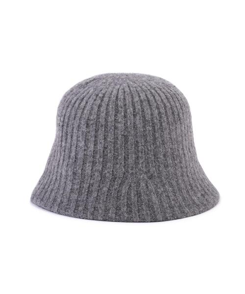 EDIT COLOGNE（エディットコロン）の「リブ丸天ハット（ハット・レディース・ブラック/グレー/ホワイト系その他・ﾌﾘ-）」の7枚目の写真