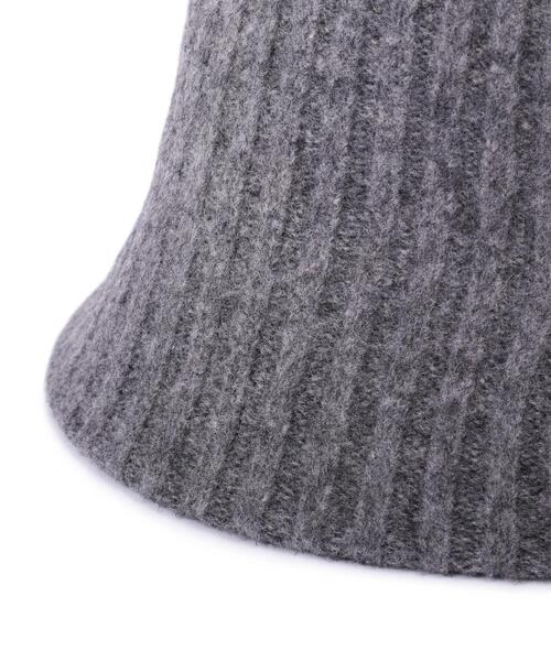 EDIT COLOGNE（エディットコロン）の「リブ丸天ハット（ハット・レディース・ブラック/グレー/ホワイト系その他・ﾌﾘ-）」の9枚目の写真