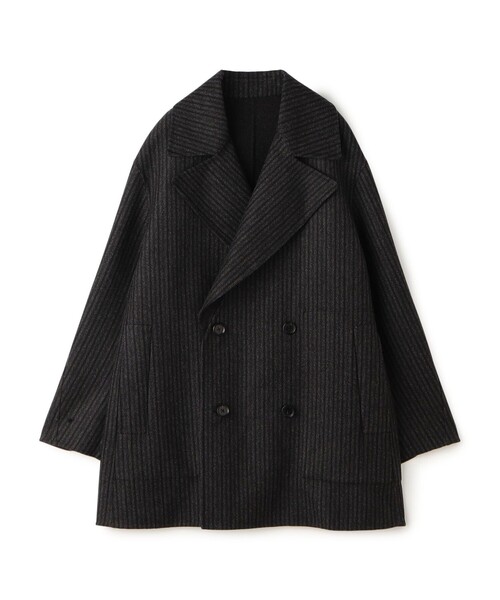 ウールダブルフェイス ピーコート（ピーコート）｜TOMORROWLAND .B