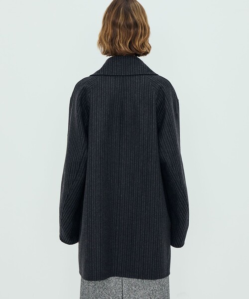 ウールダブルフェイス ピーコート（ピーコート）｜TOMORROWLAND .B