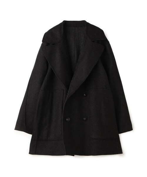ウールダブルフェイス ピーコート（ピーコート）｜TOMORROWLAND .B