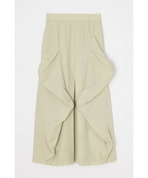 Light PE Taffeta curvylineスカート