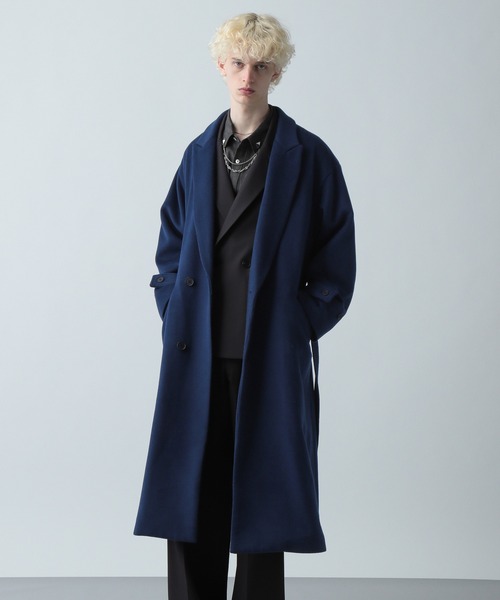 HARE（ハレ）の「ウールダブルコート(HARE)（チェスターコート）」 - WEAR