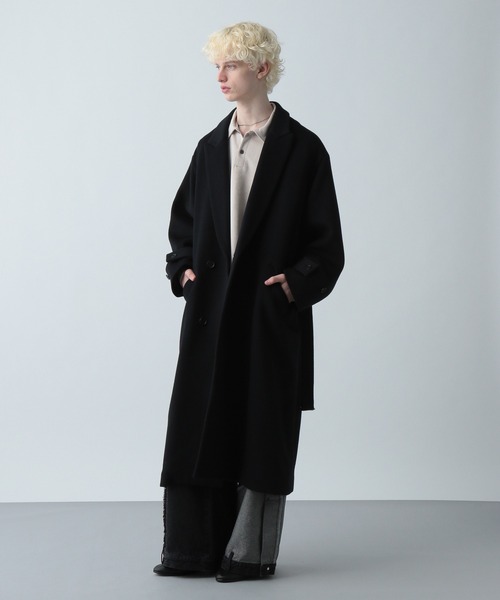 HARE（ハレ）の「ウールダブルコート(HARE)（チェスターコート）」 - WEAR