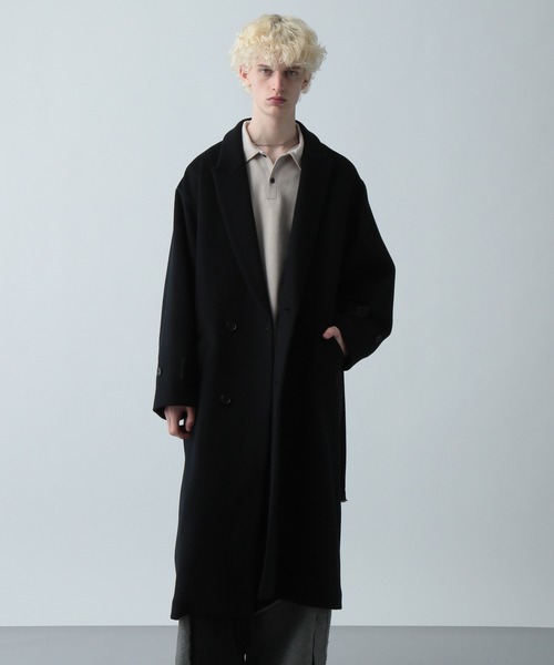 HARE（ハレ）の「ウールダブルコート(HARE)（チェスターコート）」 - WEAR