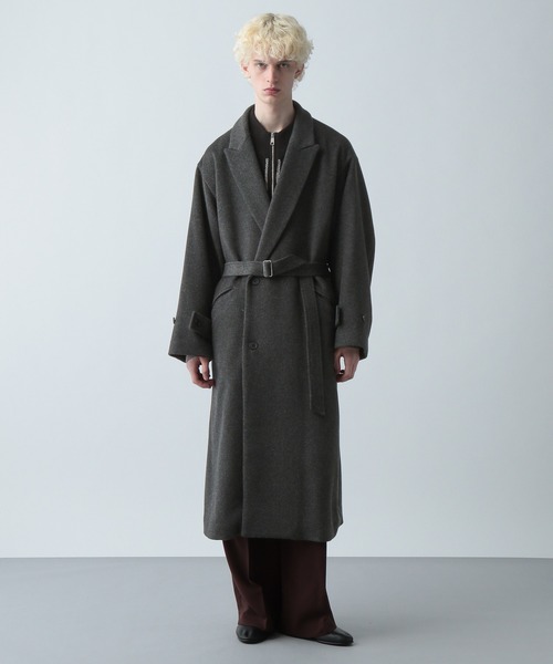 HARE（ハレ）の「ウールダブルコート(HARE)（チェスターコート）」 - WEAR