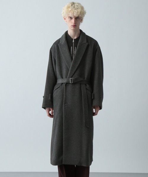 HARE（ハレ）の「ウールダブルコート(HARE)（チェスターコート）」 - WEAR