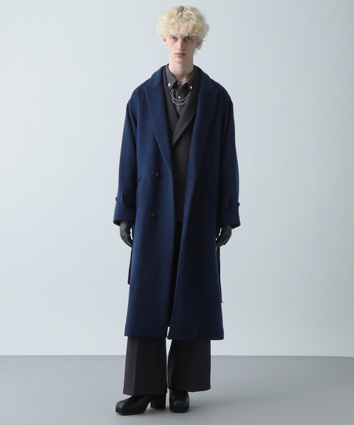 HARE（ハレ）の「ウールダブルコート(HARE)（チェスターコート）」 - WEAR