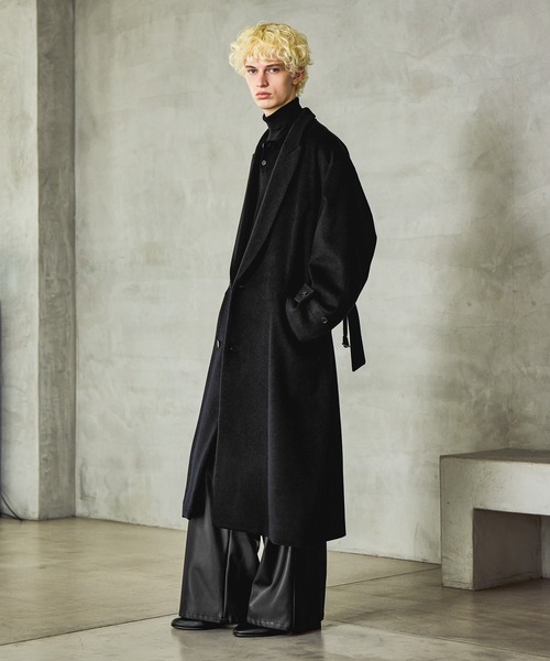 美品 HARE チェスターコート ウールオーバーダブルコート 平野紫耀着用 HARE チェスターコート コート ウールダブルコート(HARE) メンズ